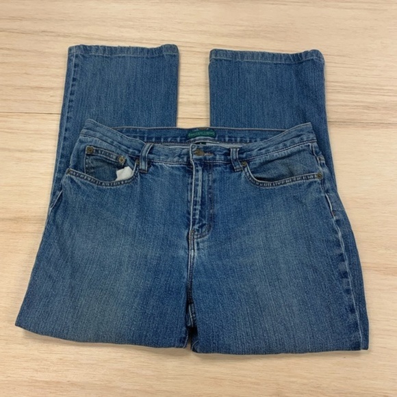 Lauren jeans company size 8 blue women’s bootcut
